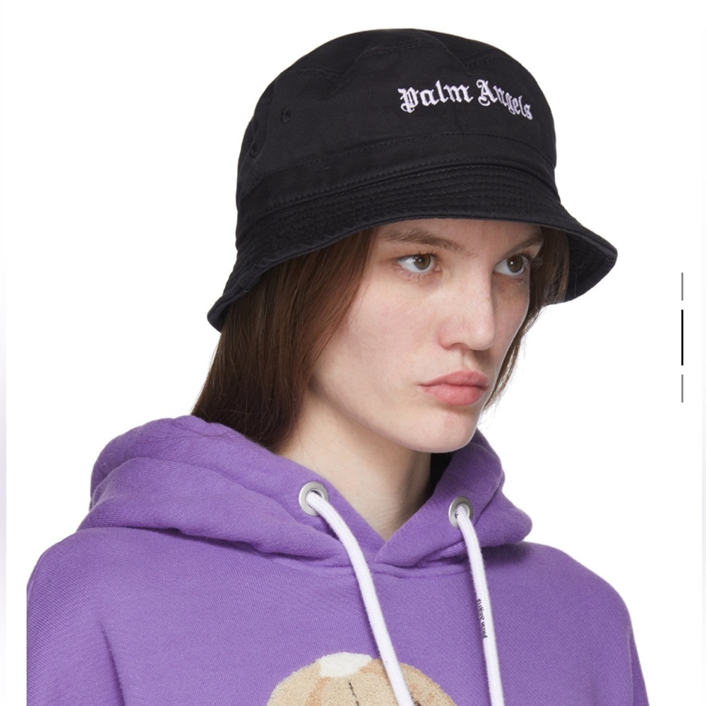PALM ANGELS Classic Logo Bucket Hat